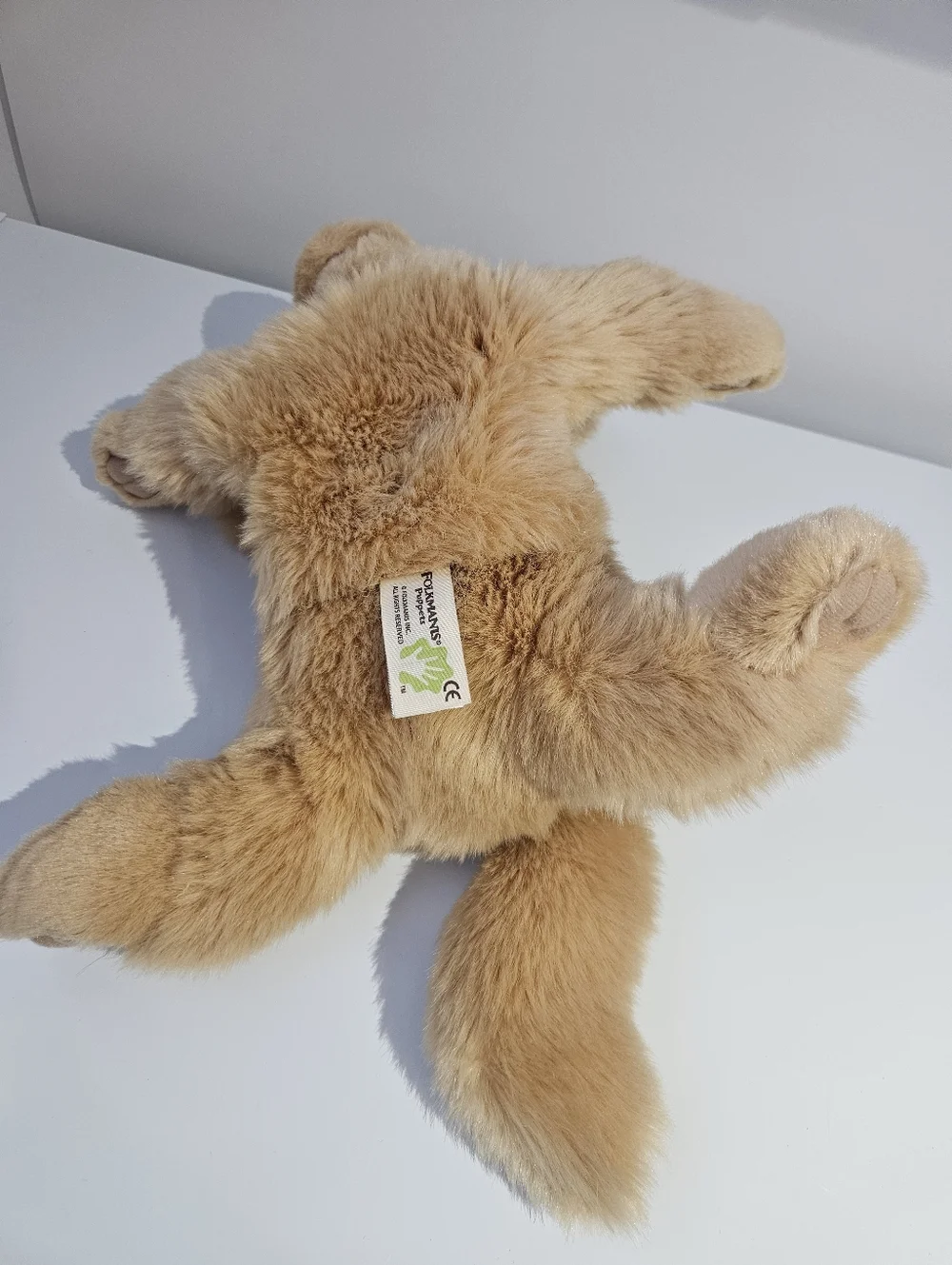 Folkmanis Full Puppet Golden Retriever Puppy 17" - Picture 8 of 14